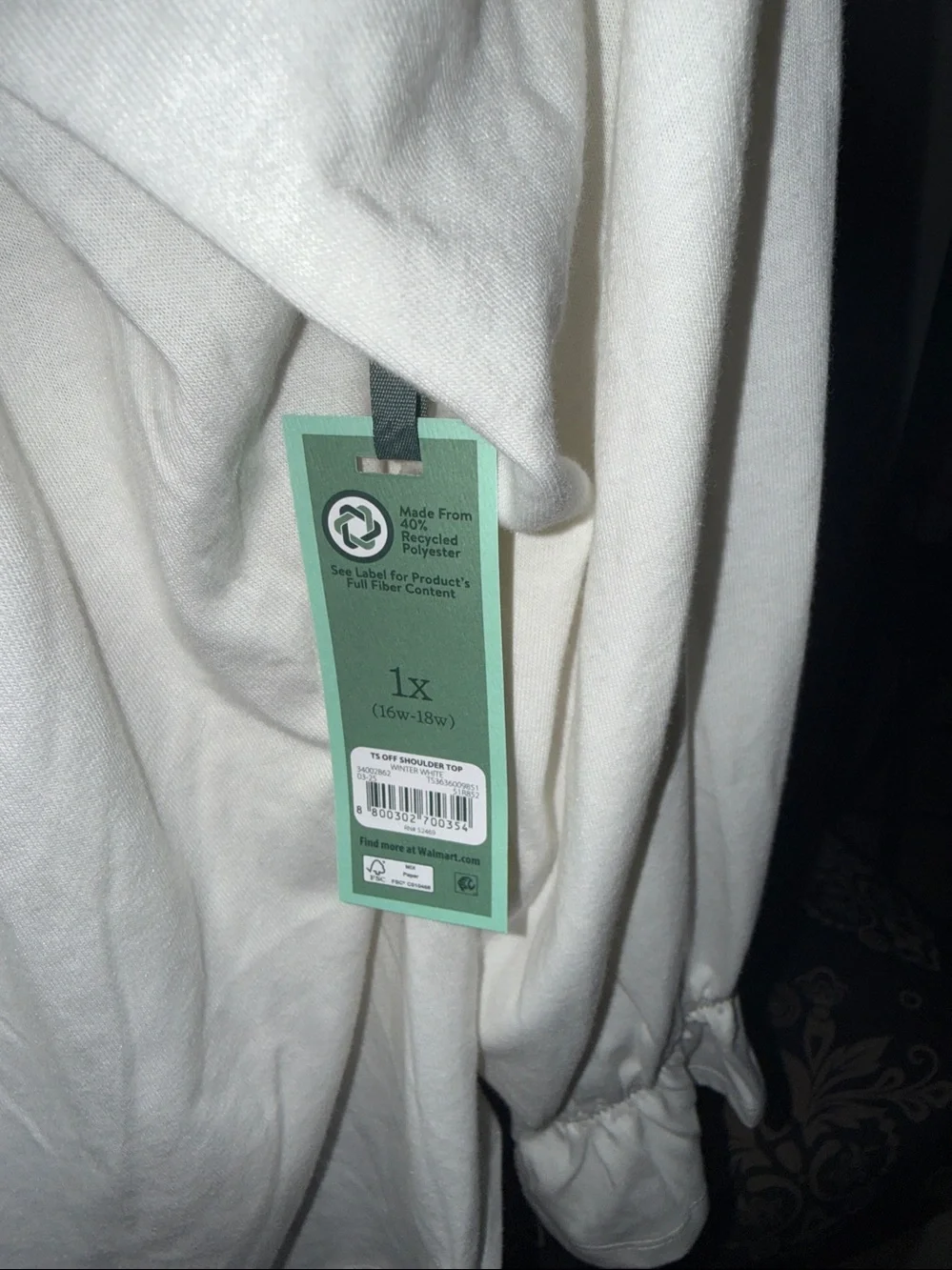 Terra & Sky Cream Ruffled Peasant Blouse - Picture 5 of 6